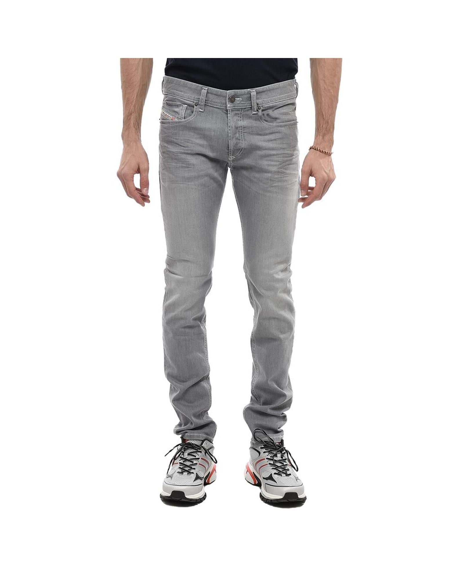 Diesel DFin Skinny Fit Jeans for Men Gray
