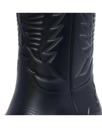 Dior Western Boots Black Leather Women