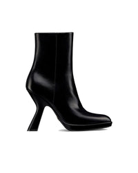 Dior Ankle Boots Sculpted Heel Women Black