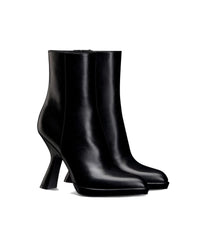 Dior Ankle Boots Sculpted Heel Women Black