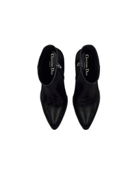 Dior Ankle Boots Sculpted Heel Women Black