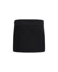 Diesel Mini Skirt with Logo Detail Women Black