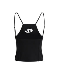 Diesel Logo Tank Top Women Black Clothing