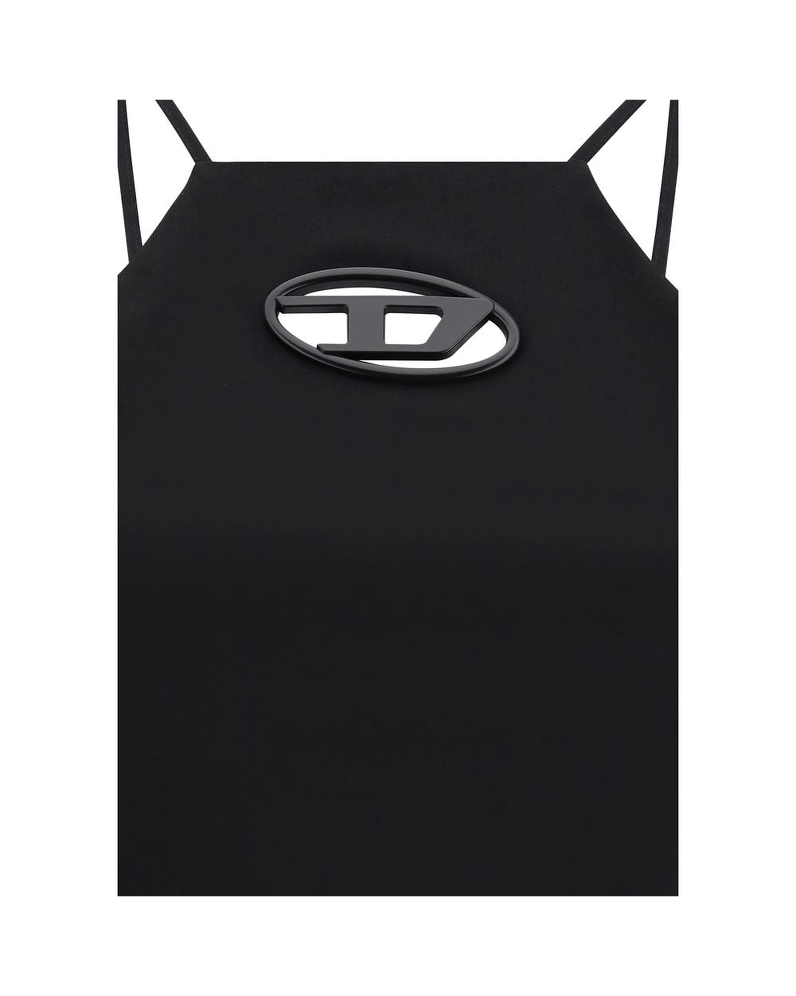 Diesel Logo Tank Top Women Black Clothing