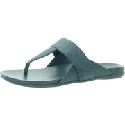 Genn-Twirl Womens Faux Leather Slip On Slide Sandals