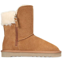 Maevee Womens Faux Fur Lined Ankle Winter & Snow Boots
