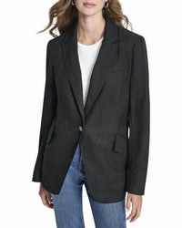 Dkny Zigzag Stretch Blazer