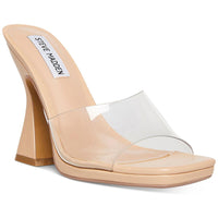 Lipa Womens Comfort Insole Square Toe Mule Sandals