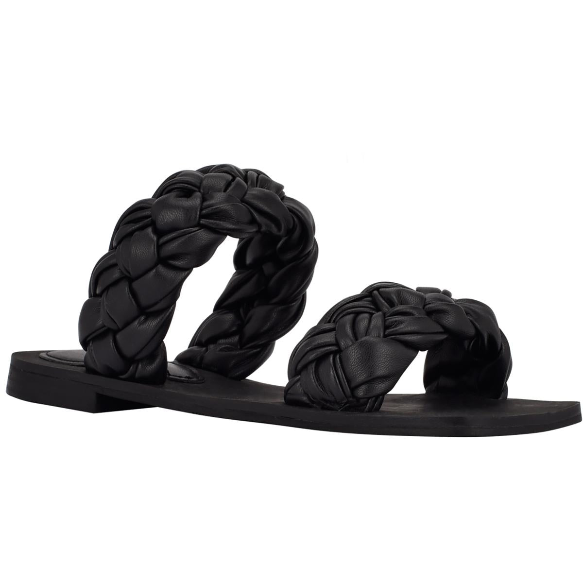 Raign Womens Slide Sandals 5 Medium Black
