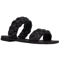 Raign Womens Slide Sandals 5 Medium Black
