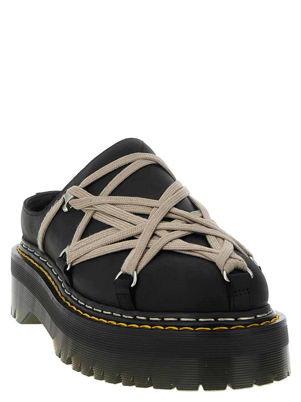 Rick Owens Men 'Quadsolemegalace®' Mules Dr.Martens X Rickowens