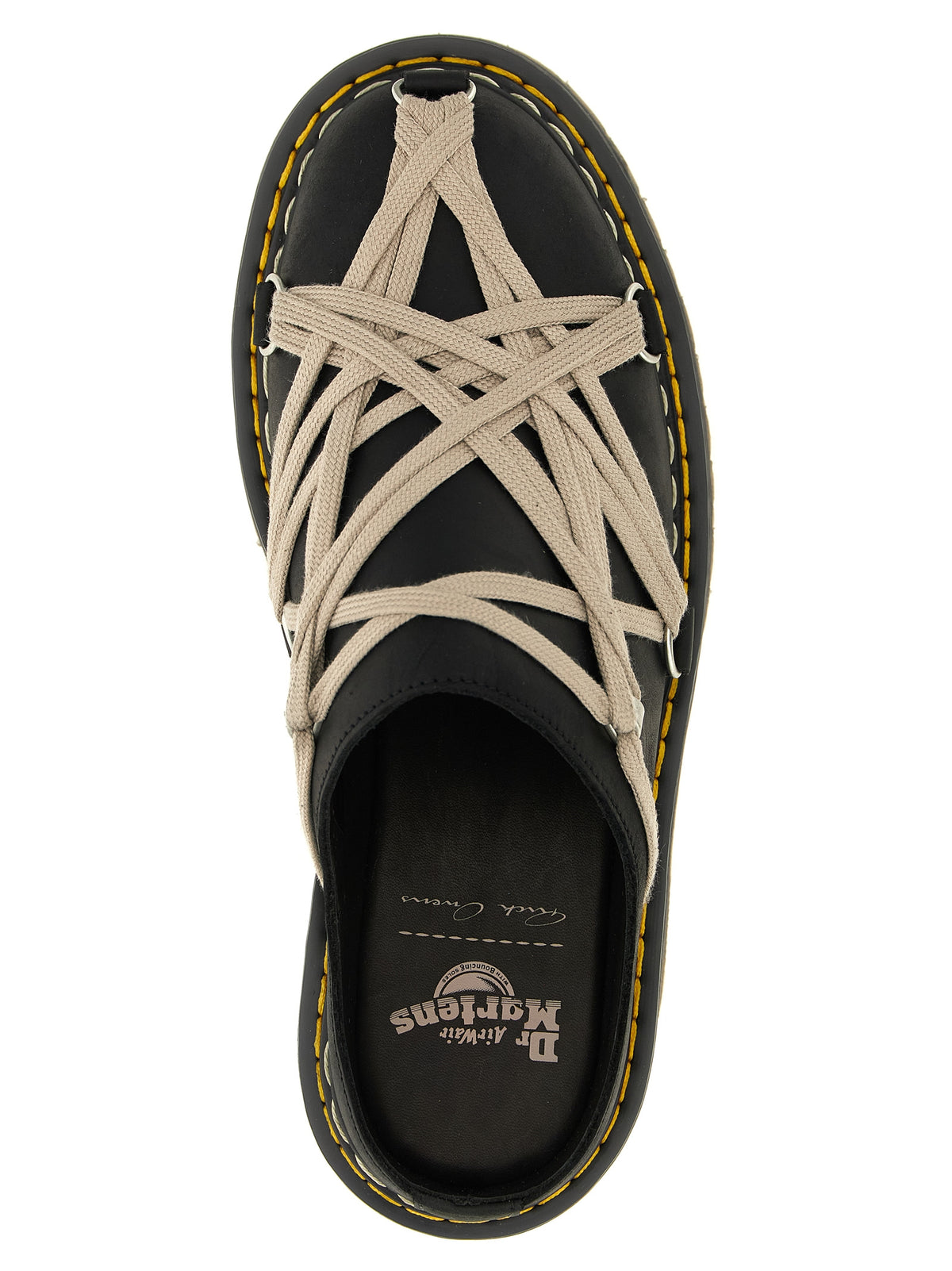 Rick Owens Men 'Quadsolemegalace®' Mules Dr.Martens X Rickowens