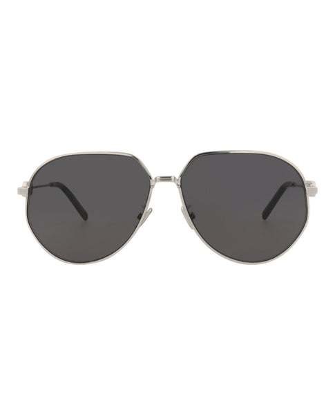 ● Dior ● サングラス Shiny Palladium / Grey Gradient / 56mm Dior Mens Aviator Palladium Palladium Smoke Fashion Designer