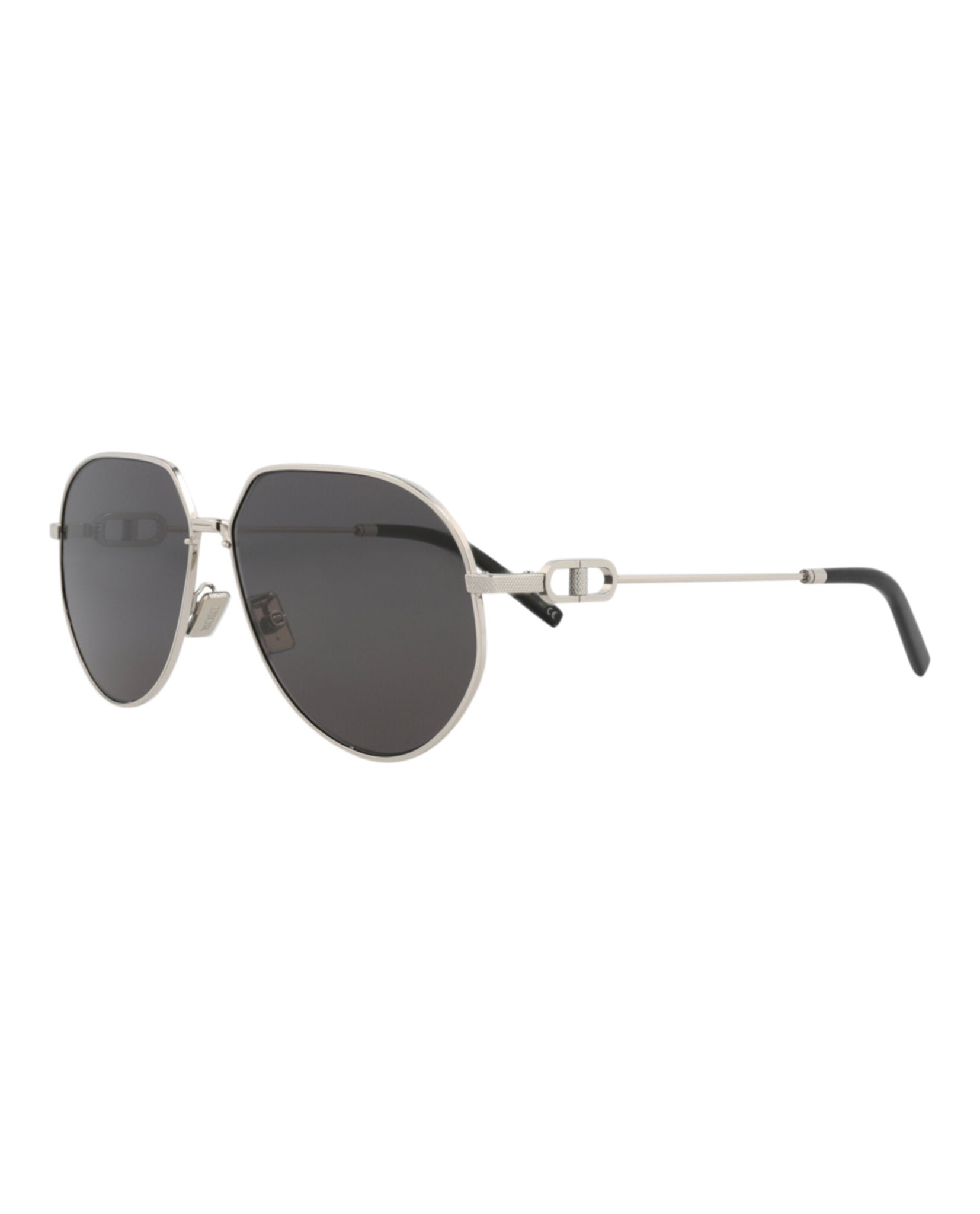 Dior Mens Aviator Palladium Palladium Smoke Fashion Designer Eyewear