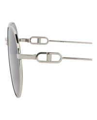 Dior Mens Aviator Palladium Palladium Smoke Fashion Designer Eyewear