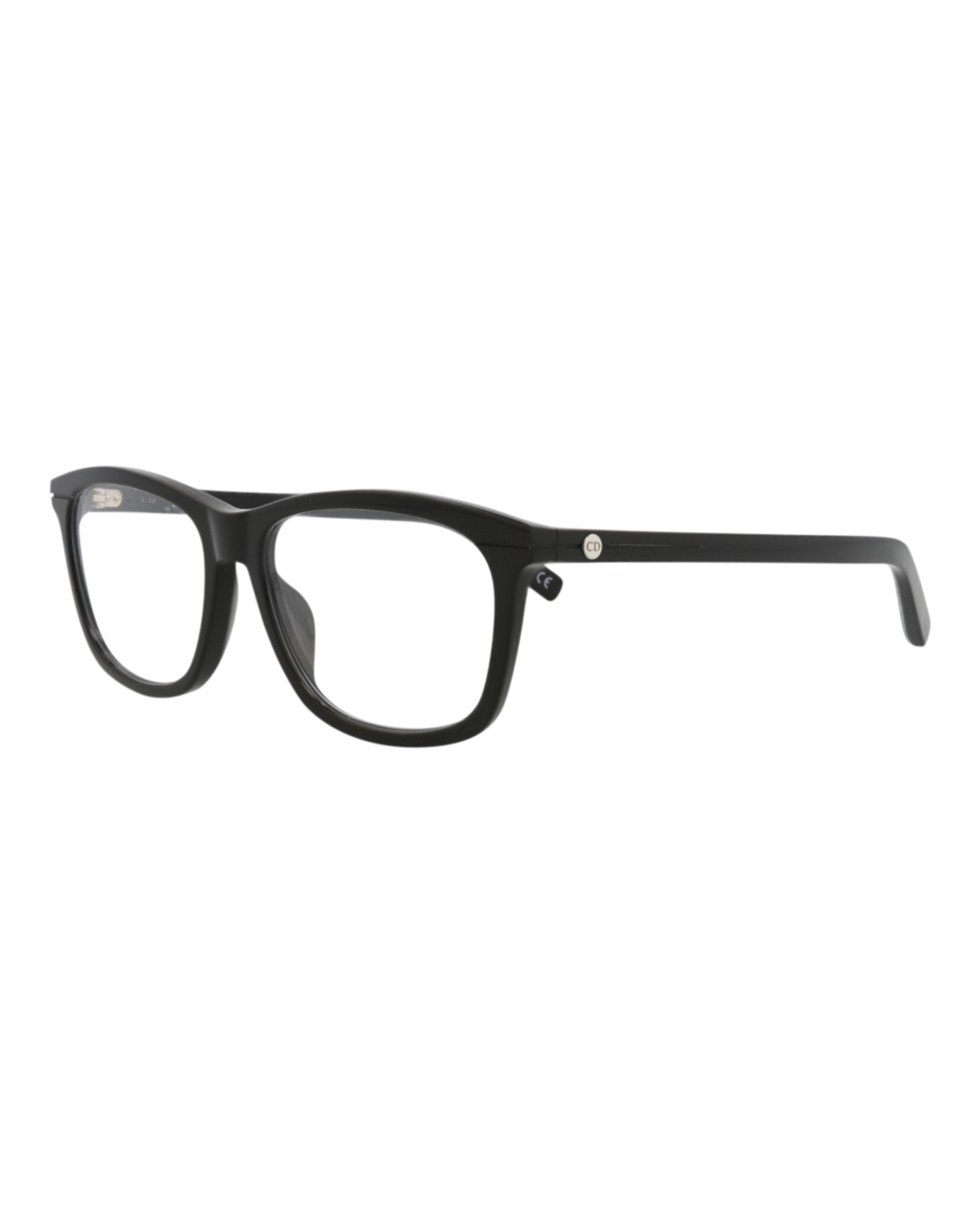 Dior Mens Square/Rectangle Black Black Transparent Fashion Designer Eyewear