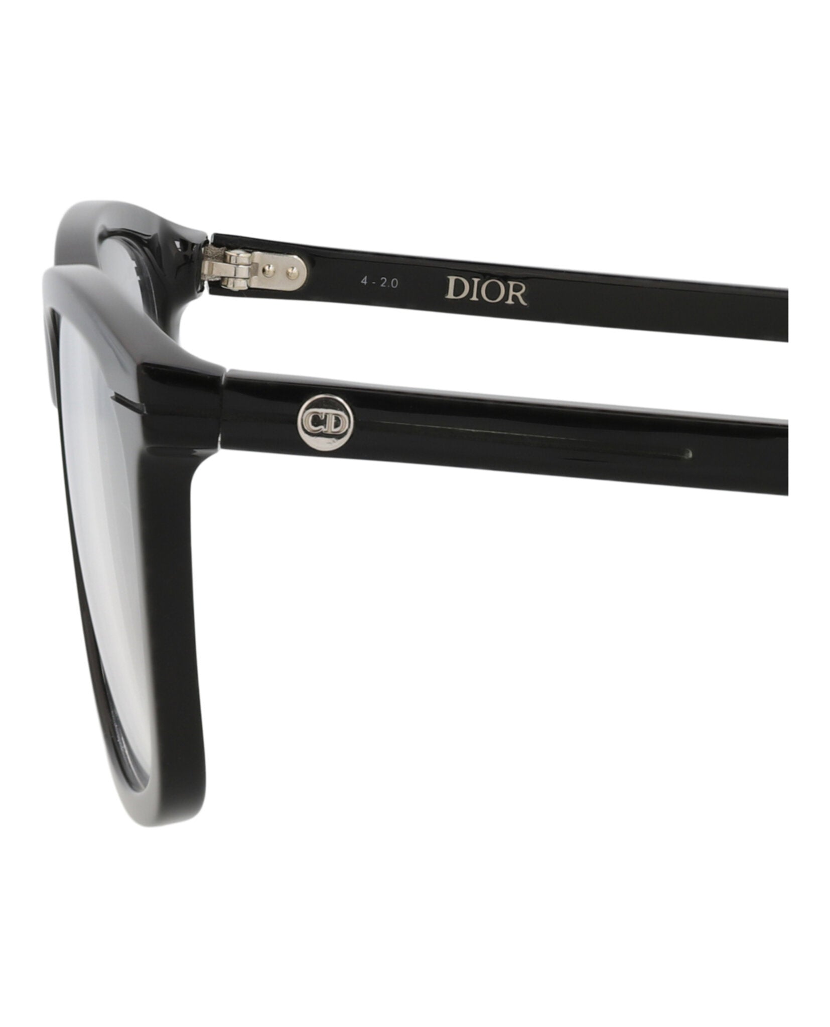 Dior Mens Square/Rectangle Black Black Transparent Fashion Designer Eyewear