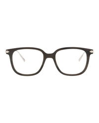 Dior Mens Square/Rectangle Horn Silver Transparent Fashion Designer Eyewear Horn Silver Transparent