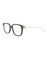 Dior Mens Square/Rectangle Horn Silver Transparent Fashion Designer Eyewear