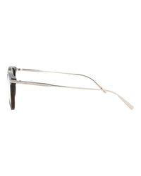 Dior Mens Square/Rectangle Horn Silver Transparent Fashion Designer Eyewear