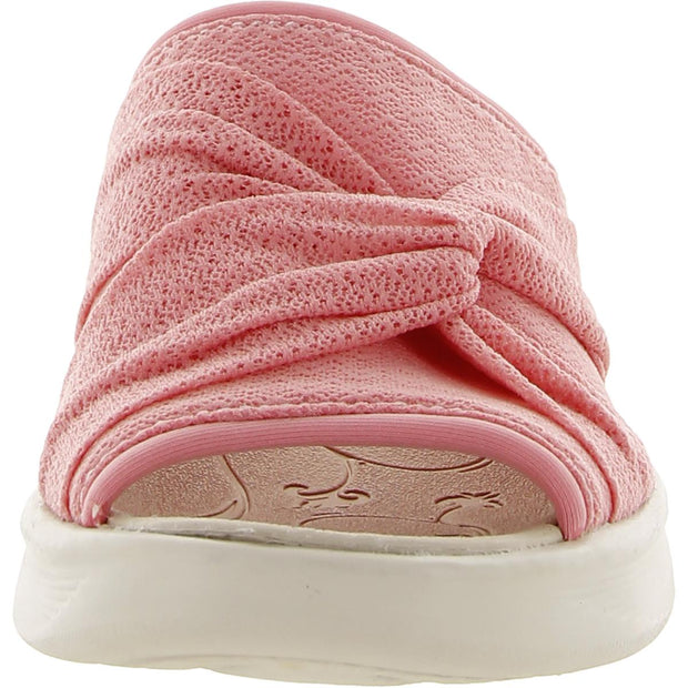 Smile II Womens Slip On Wedge Sandals
