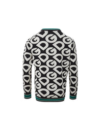 Dolce & Gabbana Men DG Knitwear Sweater AllOver Logo Print Women Black