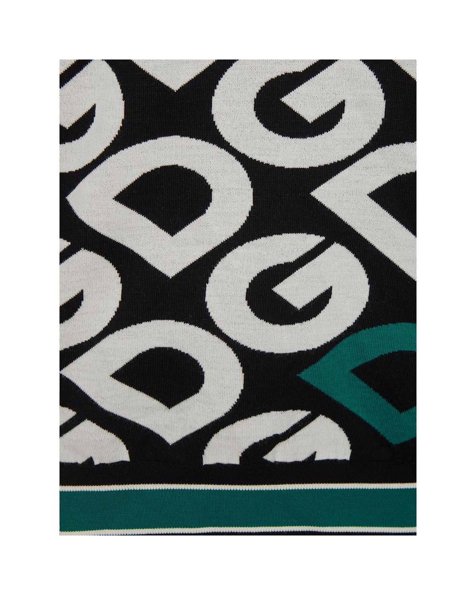 Dolce & Gabbana Men DG Knitwear Sweater AllOver Logo Print Women Black