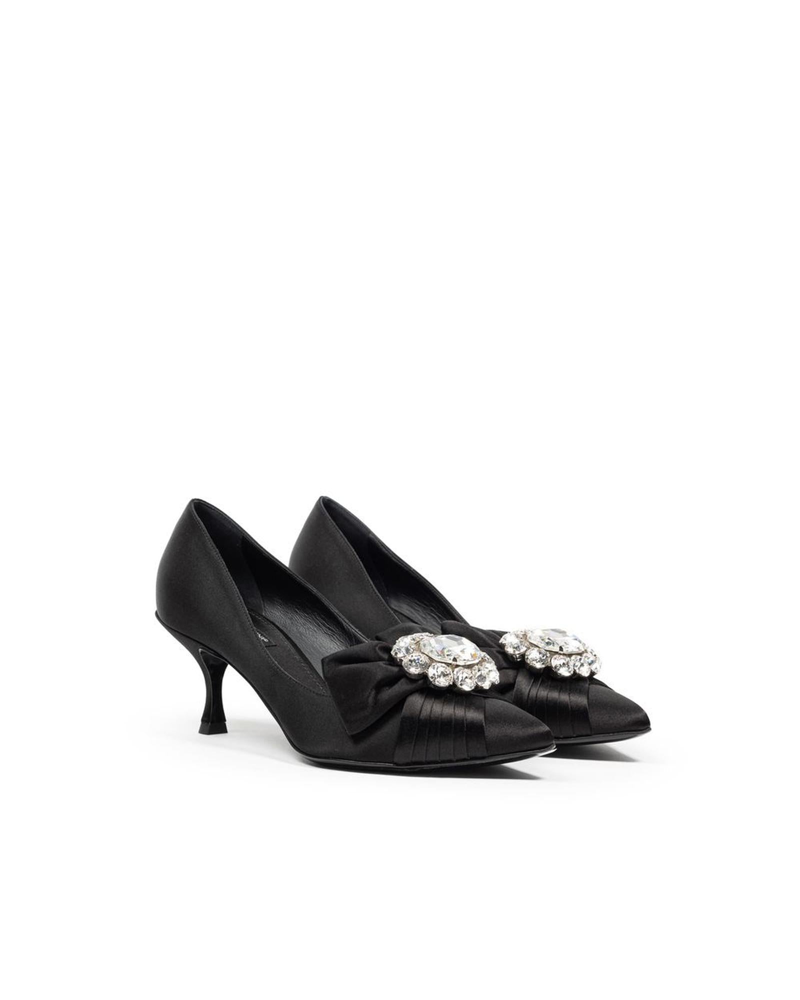Dolce & Gabbana Viscose Pump with Pointed Toe and Stiletto Heel