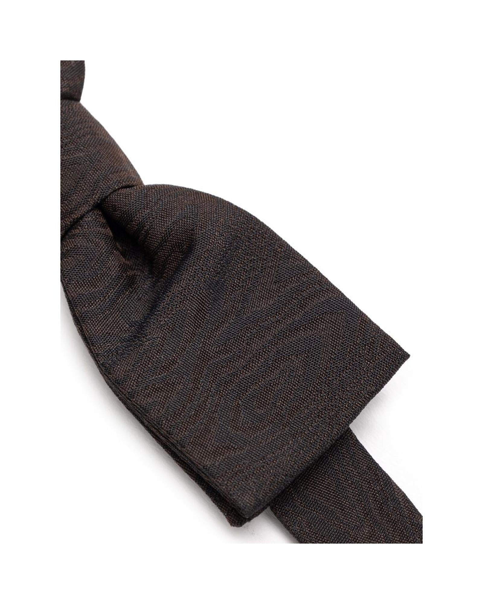 Dolce & Gabbana Formal Silk Bow Tie Men Brown