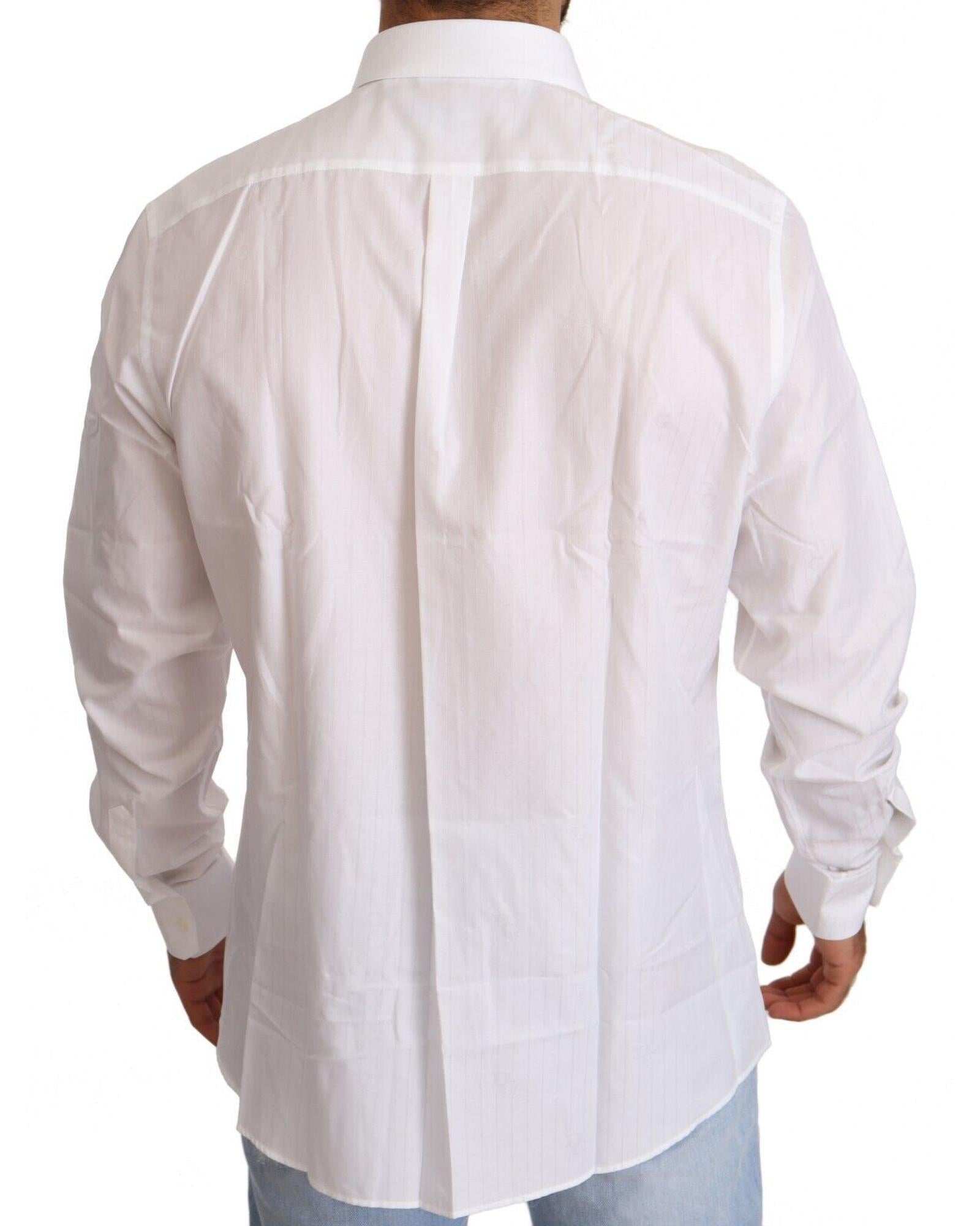 Dolce & Gabbana  Classic Fit Cotton Shirt - White