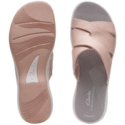 Breeze Grove Womens Cushioned Footbed Criss-Cross Slide Sandals