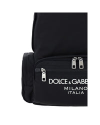 Dolce & Gabbana Dolce Gabbana Logo Backpack Men Black