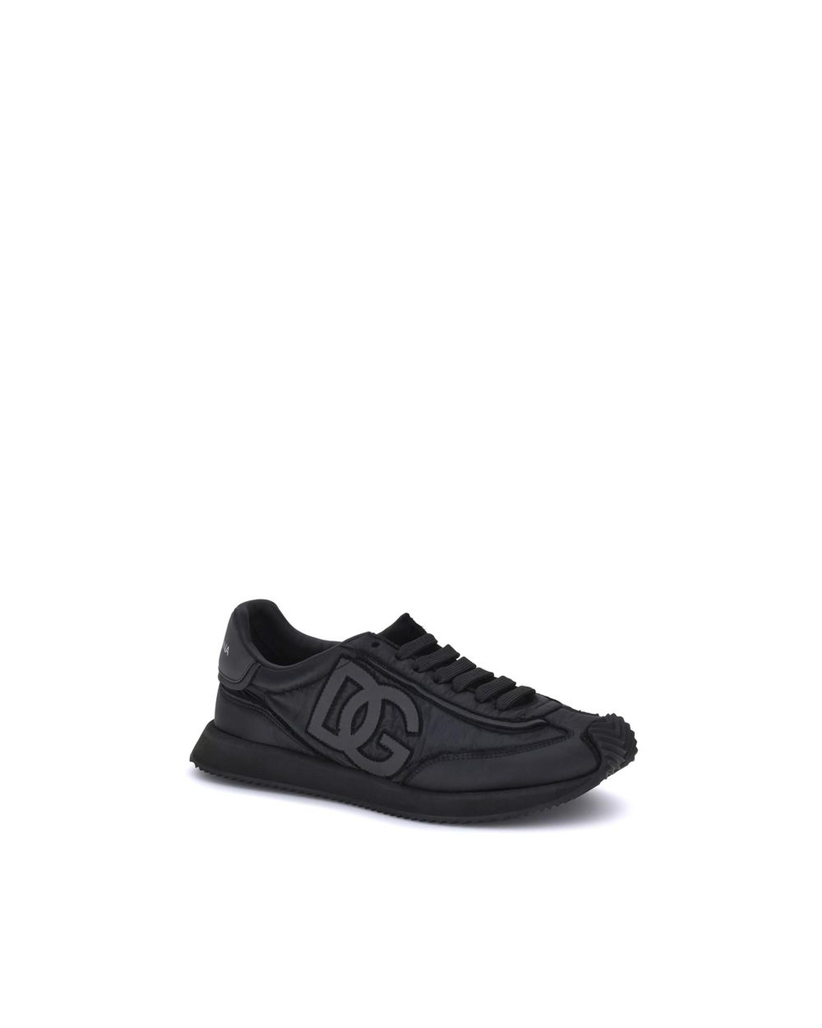 スニーカー DOLCE  GABBANA Men Sneakers A10863A9L64 80999 Black Calfskin Portofino sneakers in Black for Men | Dolce&Gabbana® US