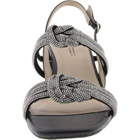 CELESTE Womens Jeweled Manmade Block Heels