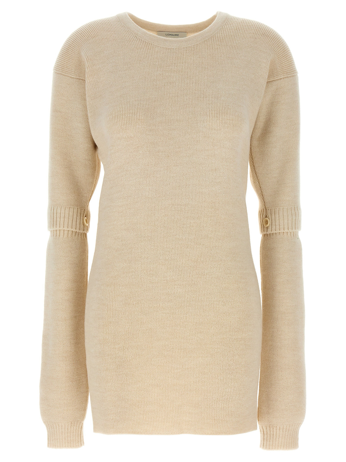 Lemaire Women Knitted Dress With Removable Sleeves