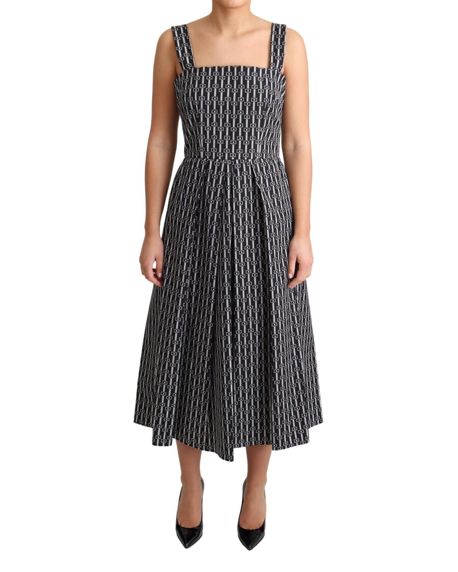 Dolce & Gabbana Geometric Print Midi Dress