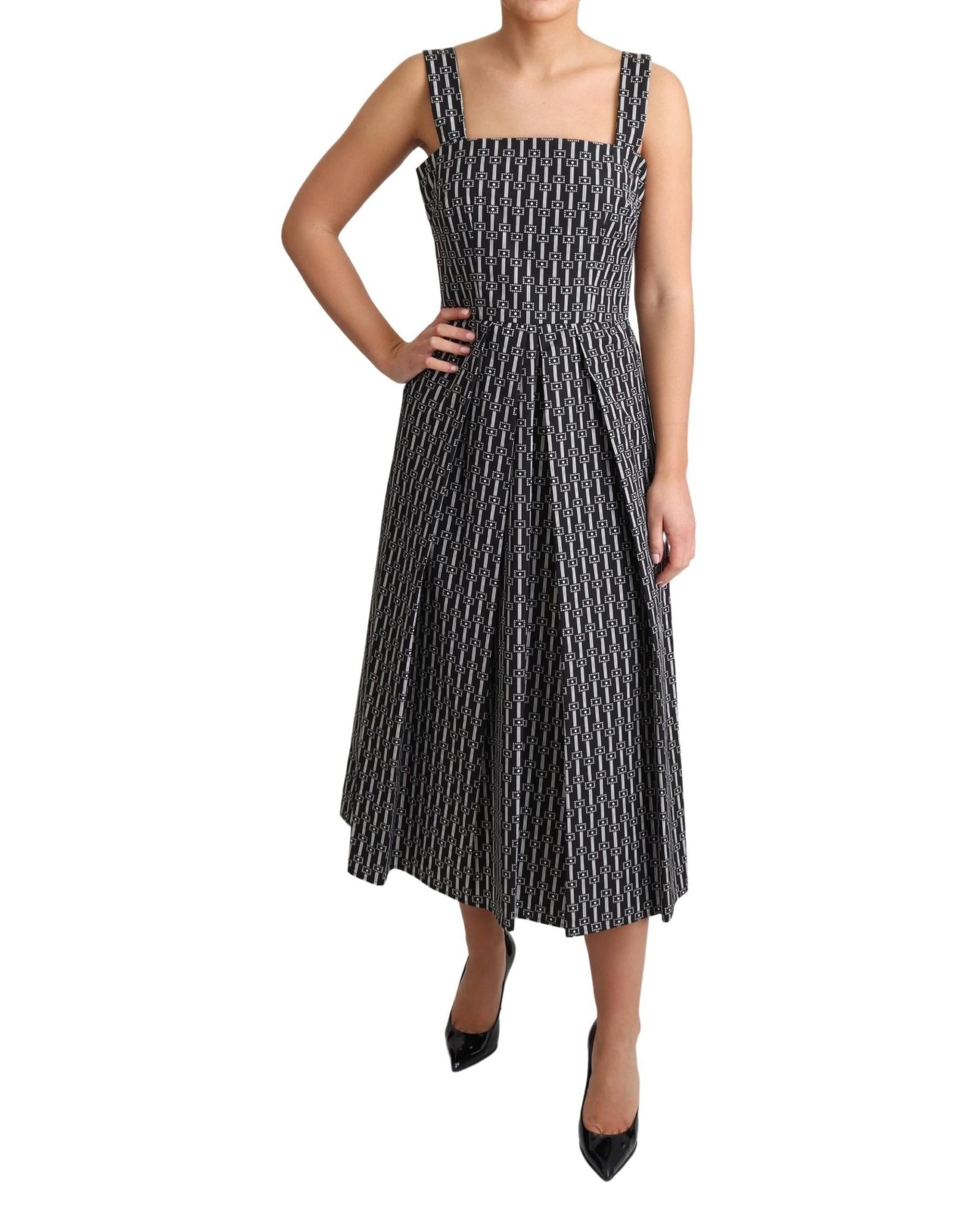 Dolce & Gabbana Geometric Print Midi Dress