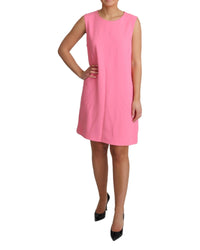Dolce & Gabbana Pink A-Line Sleeveless Dress