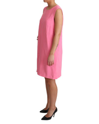 Dolce & Gabbana Pink A-Line Sleeveless Dress