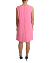 Dolce & Gabbana Pink A-Line Sleeveless Dress