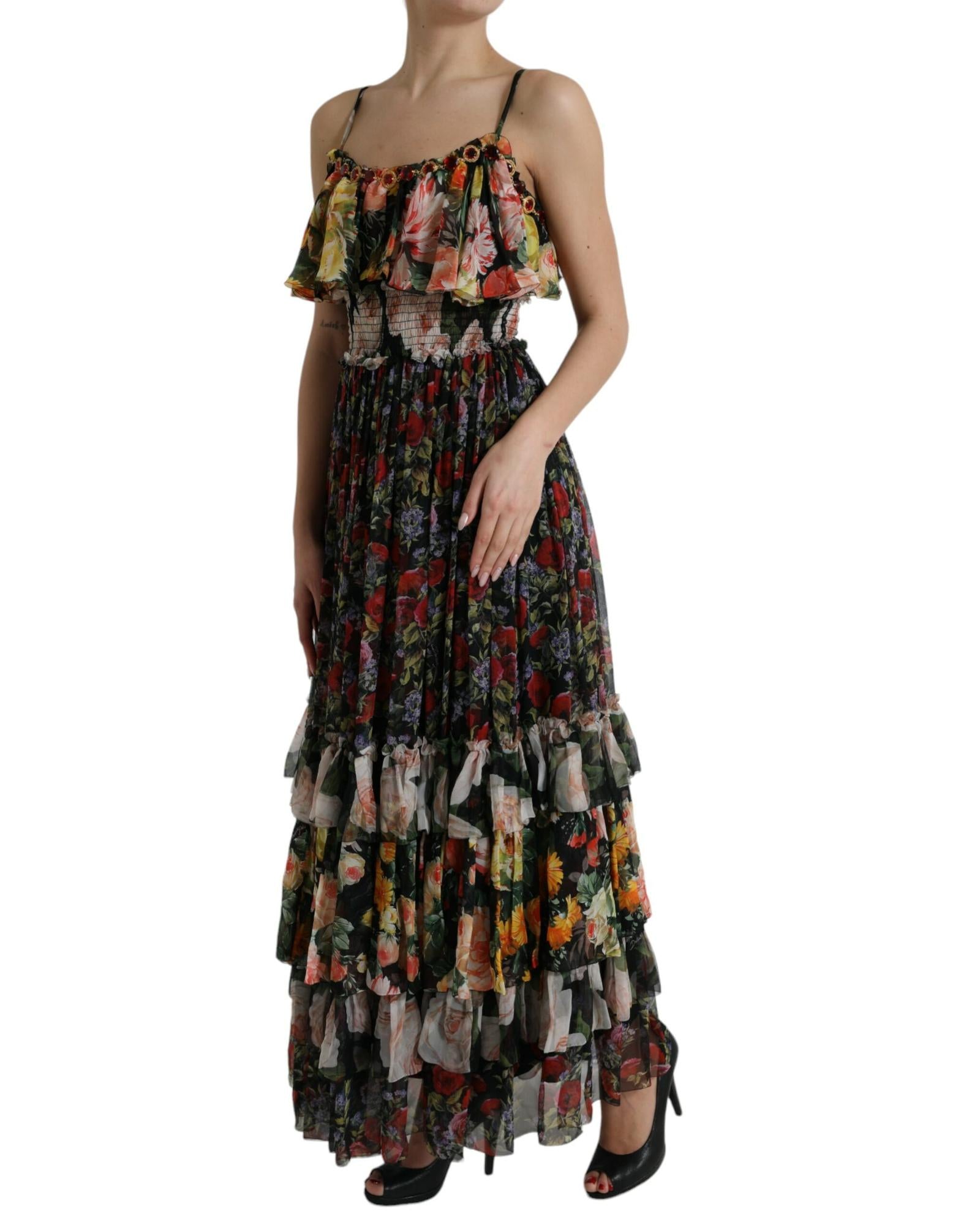 Dolce & Gabbana Women's Floral Print Maxi Dress