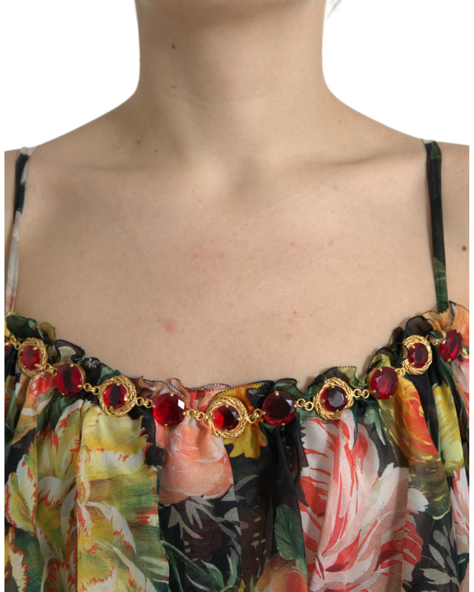 Dolce & Gabbana Women's Floral Print Maxi Dress