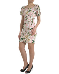 Dolce & Gabbana Lily Print Mini Dress