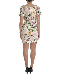 Dolce & Gabbana Lily Print Mini Dress