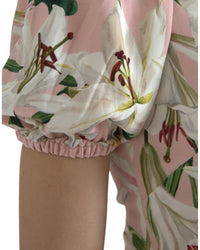 Dolce & Gabbana Lily Print Mini Dress