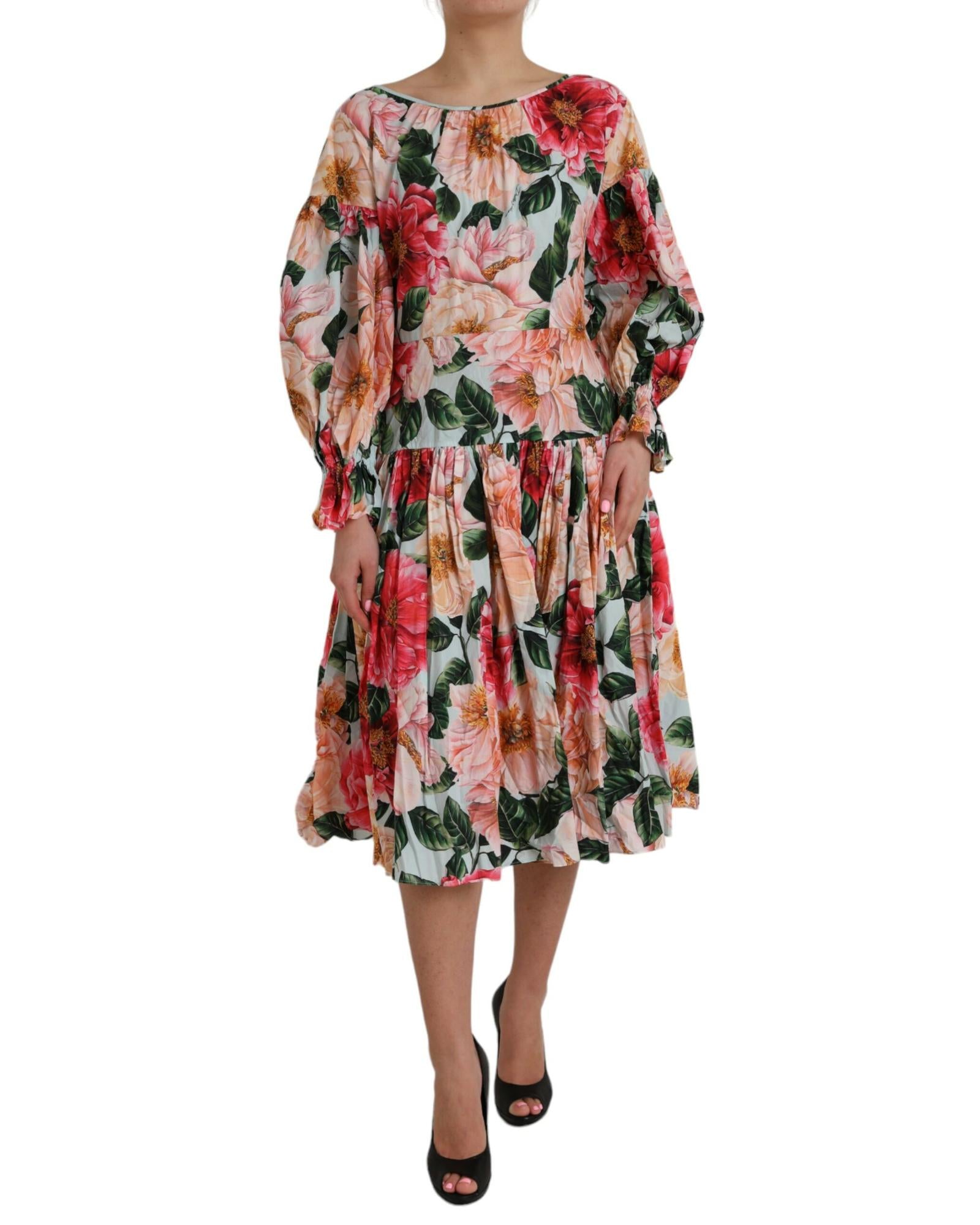 Dolce & Gabbana Floral Print Midi Dress