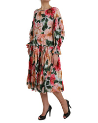 Dolce & Gabbana Floral Print Midi Dress