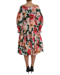 Dolce & Gabbana Floral Print Midi Dress