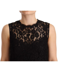Dolce & Gabbana Black Lace Mini Dress
