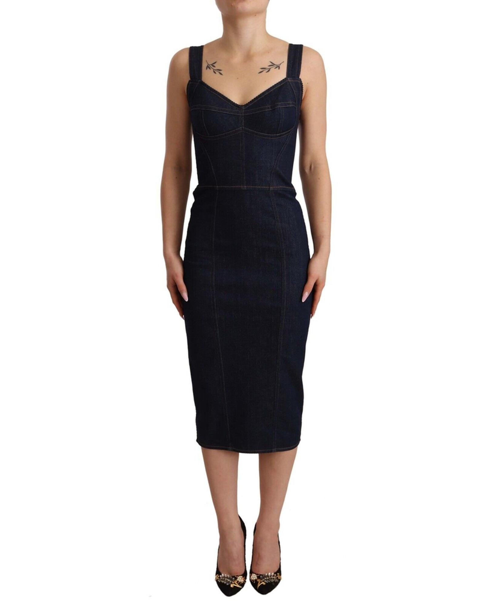 Dolce & Gabbana Women's Fitted Denim Dress
